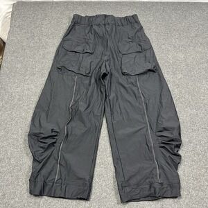Chalet et Ceci Y2K Tech Utility Pants Zip Leg Ruched Made in USA